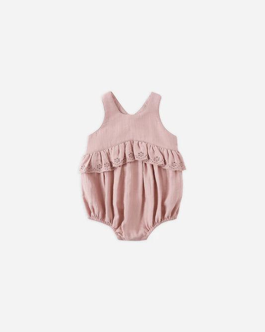 Quincy Mae Romper Penny Mauve