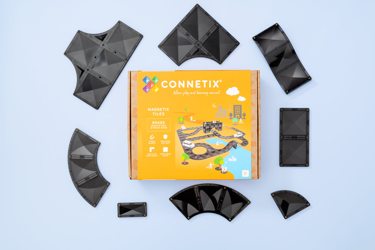 Connetix - Roads Creative Pack 48 Piece