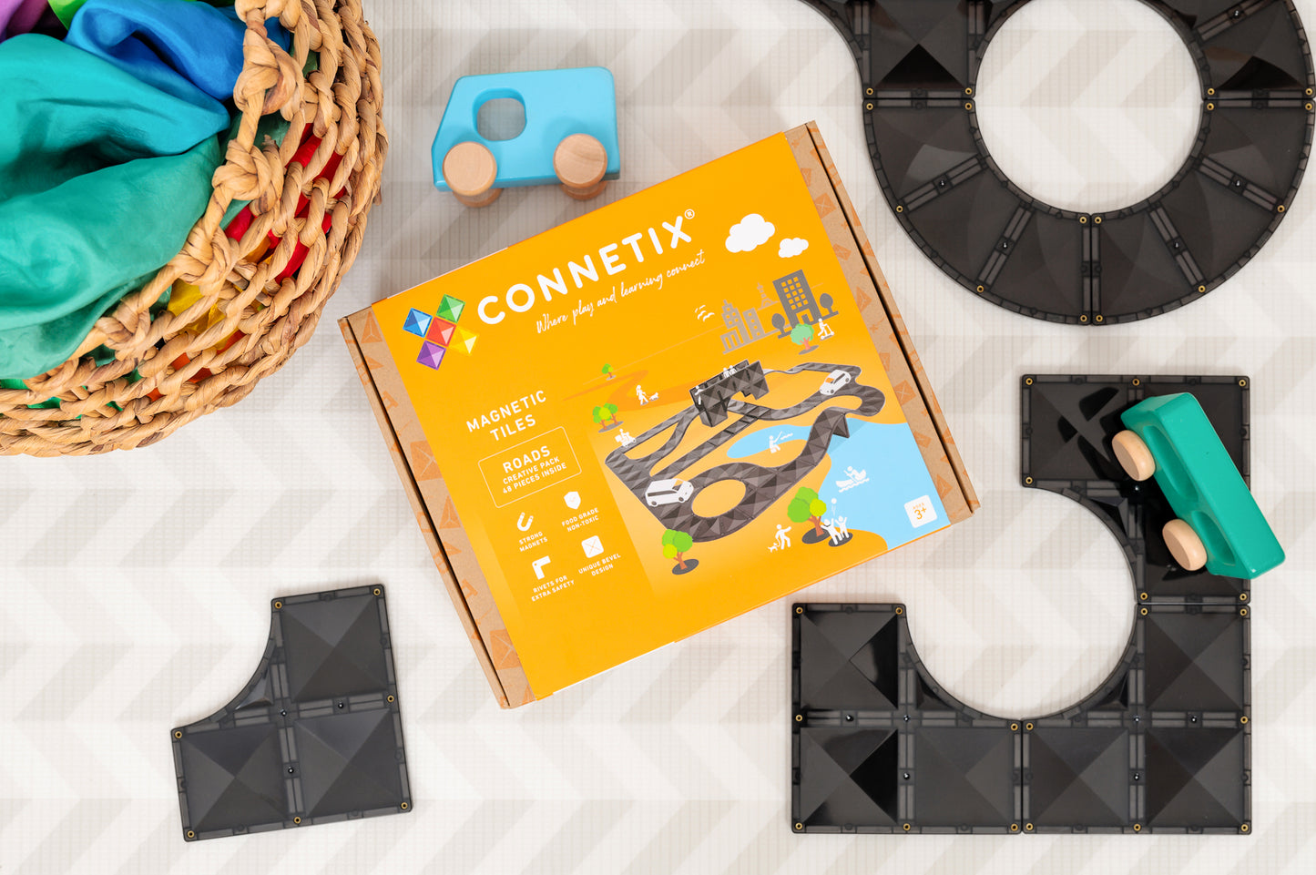 Connetix - Roads Creative Pack 48 Piece