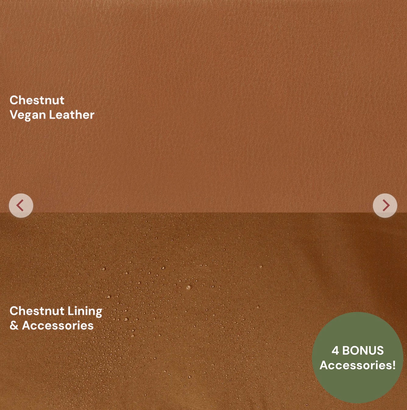 OiOi Multitasker Nappy Backpack Chestnut Vegan Leather