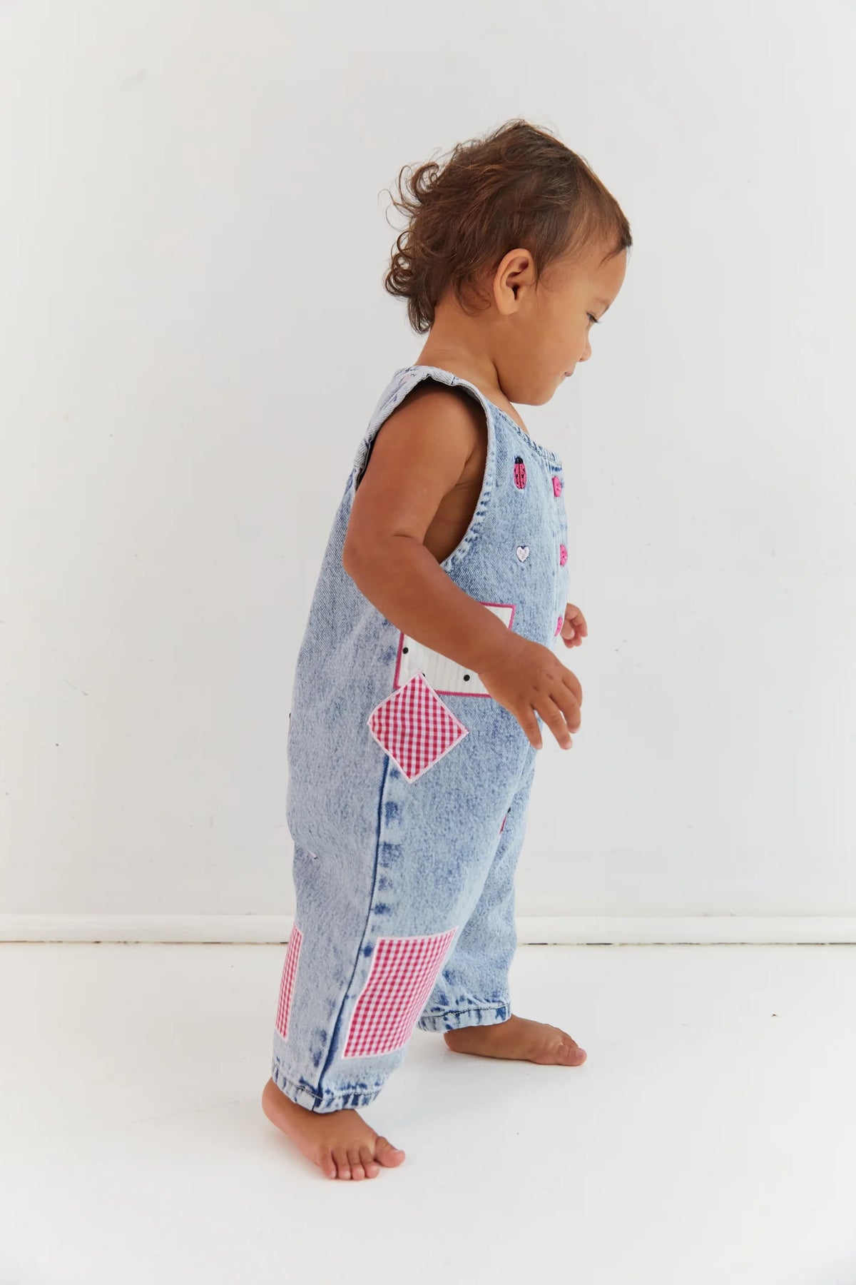 Wear JUNI JNR Charlie Overalls - Love Bug