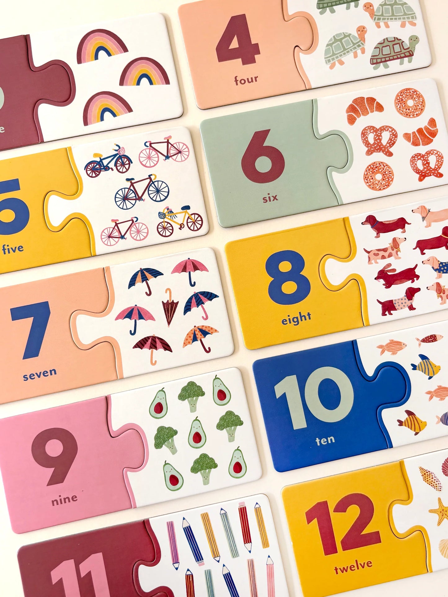 Lauren Sisson Studio - Number Puzzle Pairs Counting 1-20