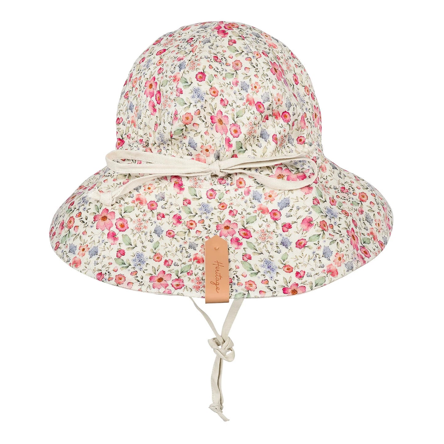 Bedhead hats 'Wanderer' Panelled Bucket Sun Hat Francesca -   100% LINEN, REVERSIBLE & UPF50+ EXCELLENT PROTECTION