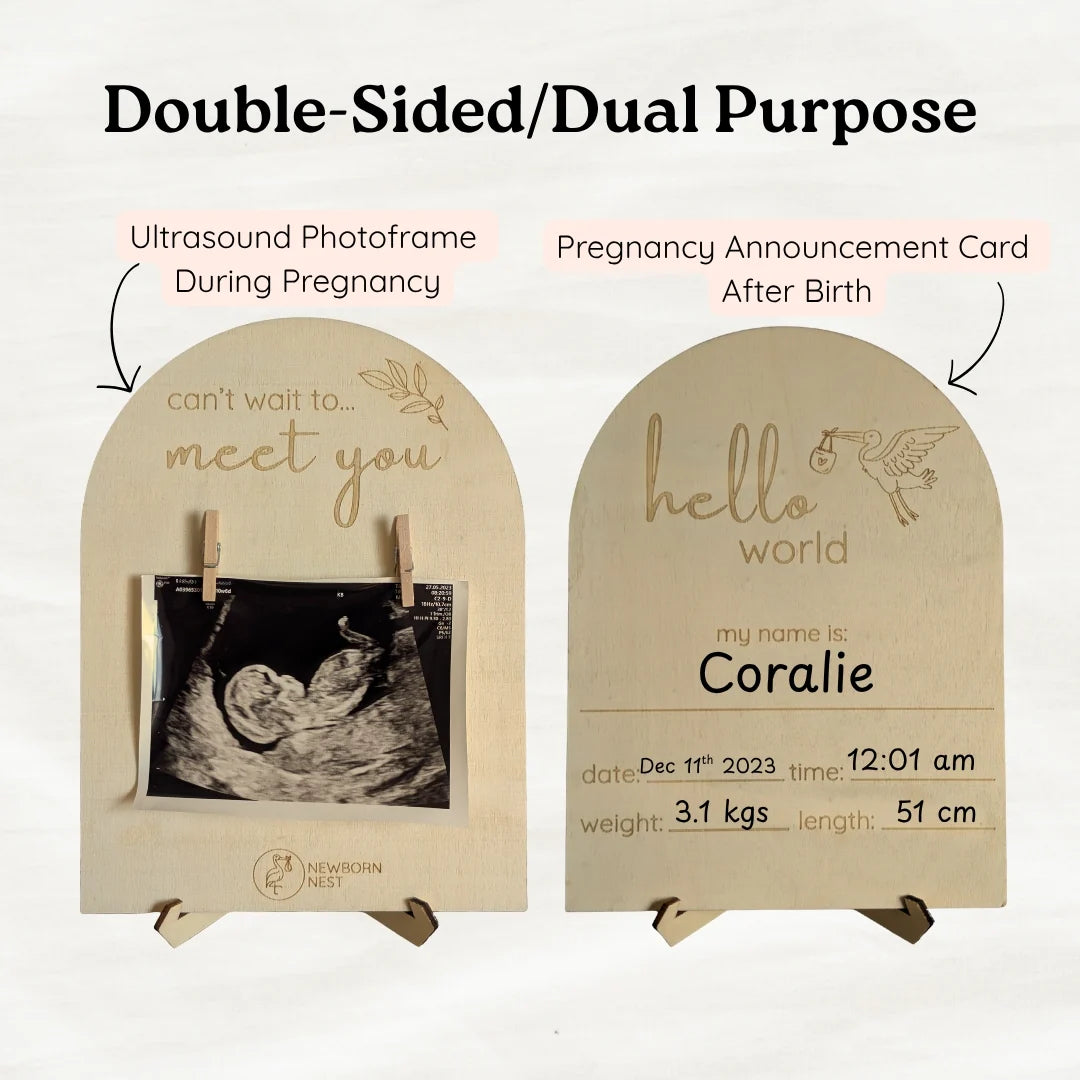 Newborn Nest - Ultrasound Photo Frame