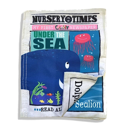 Nursery Times - Jo and Nics Crinkly Cloth Book - Under the Sea