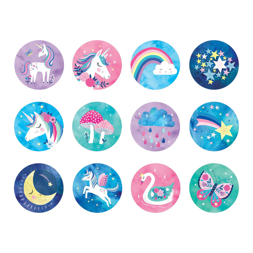 Mudpuppy 24 pc Memory Match. Unicorn Magic
