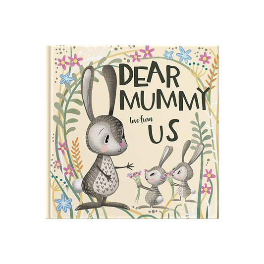 Dear Mummy love from Us Book for children to give to their mother.