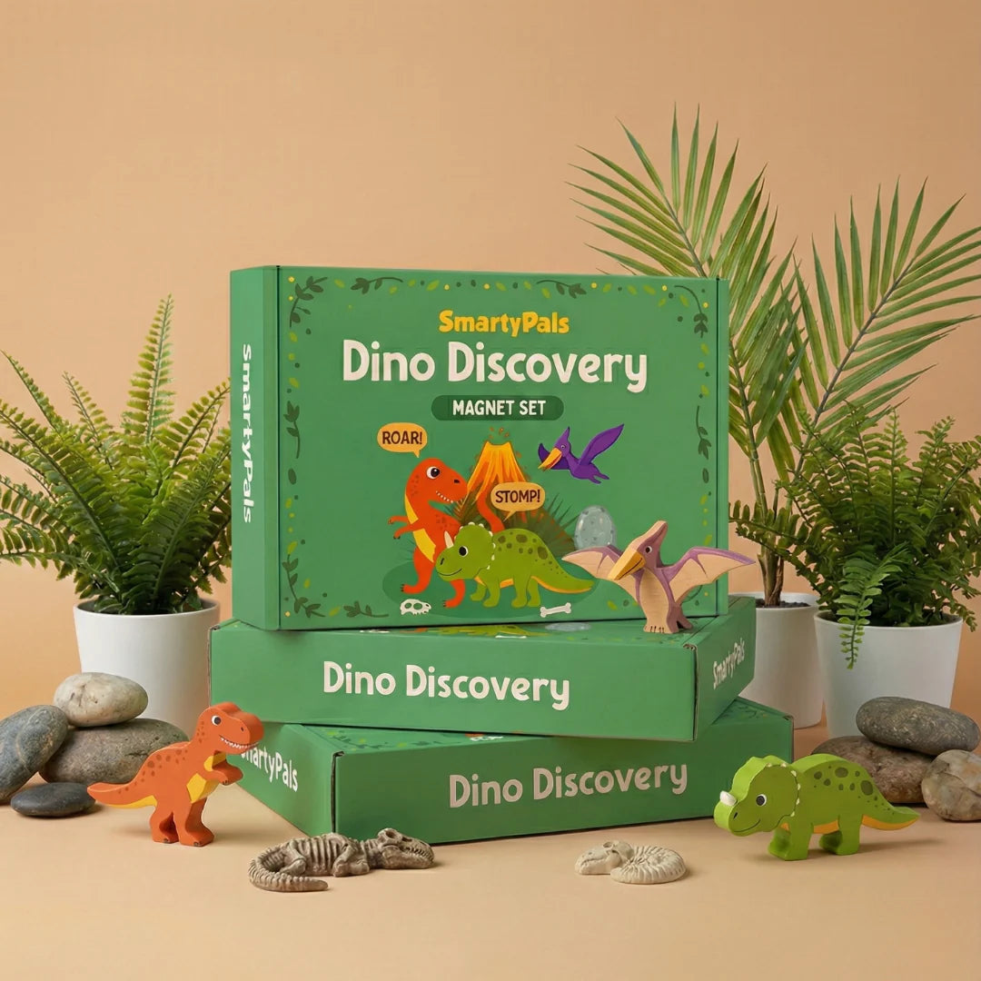 Smarty Pals - Magnetic Dinosaurs Set