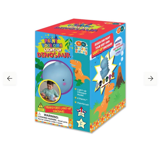 Buddy & Barney - Paint your own light up - Dinosaur