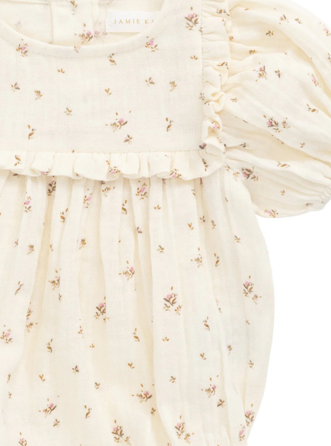 Jamie Kay Organic Cotton Muslin Odette Playsuit Dina Antique