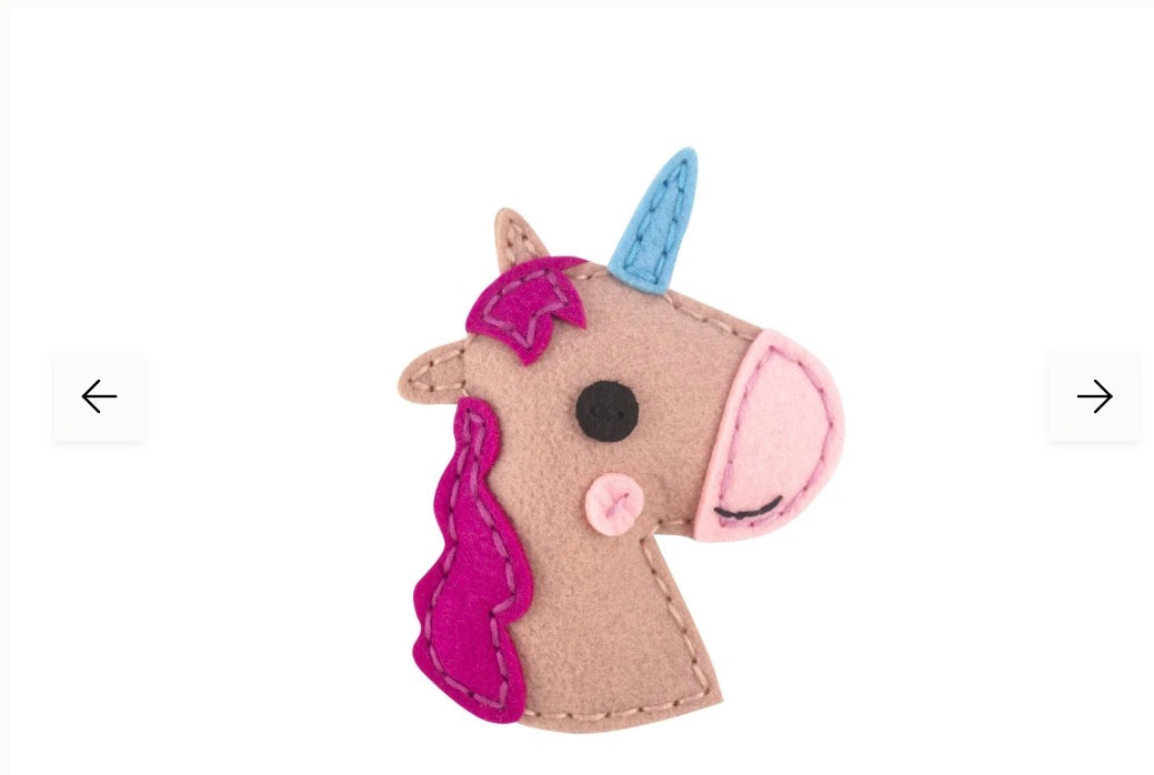 Buddy & Barney - Unicorns Felt Sewing Kit