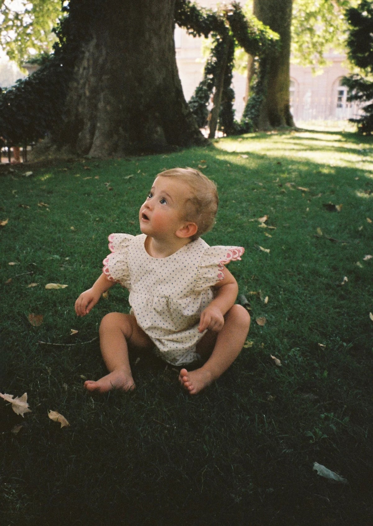 Wear JUNI JNR Daisy Romper - Polka Dot