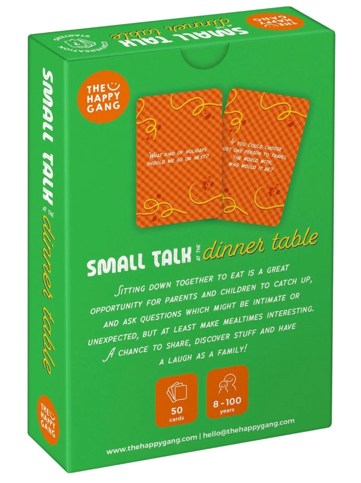 Conversation Starters - Small talk at the dinner table