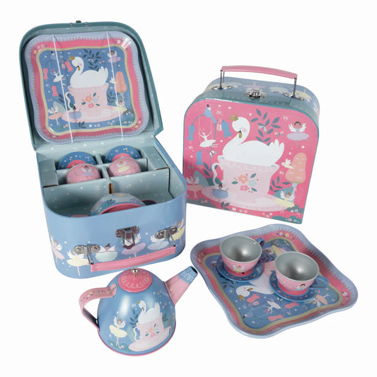 Floss & Rock Tin Tea Set 7 Piece