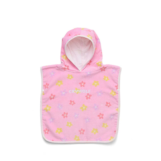 Crywolf BABY HOODED TOWEL Hibiscus Bloom