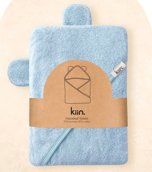 Kiin Baby Hooded Towel Sky