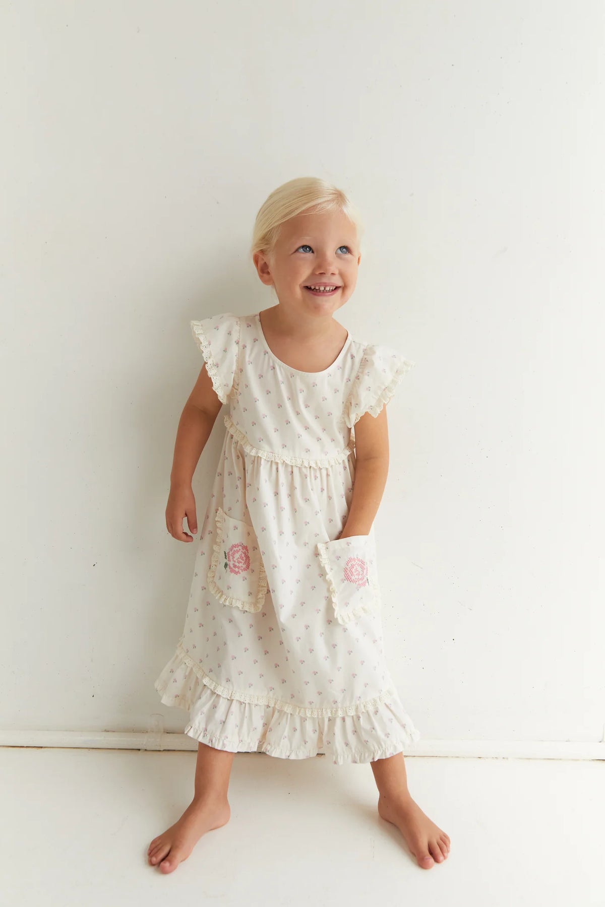 Wear JUNI JNR Lola Dress - Roses