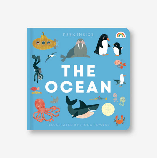 The Ocean Book - Peek inside the flaps