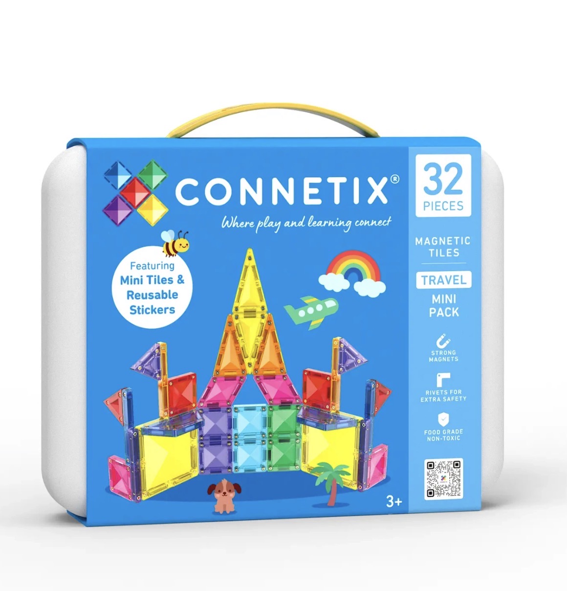 Connetix Magnetic Tiles Travel Mini Pack
