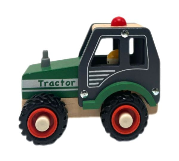 Toyslink - Wooden Green Tractor