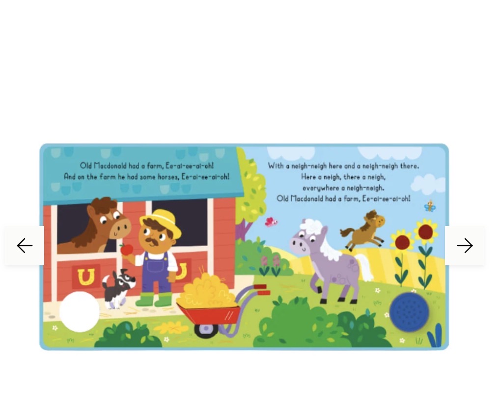 Noisy Rhymes Board Book - Old MacDonald had a Farm