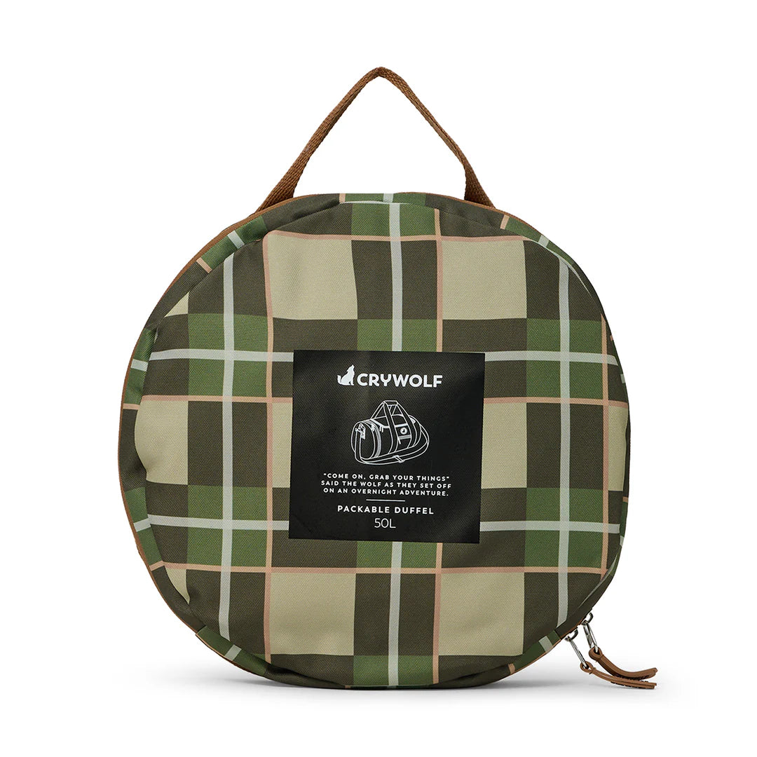 Crywolf Packable Duffel Field Plaid