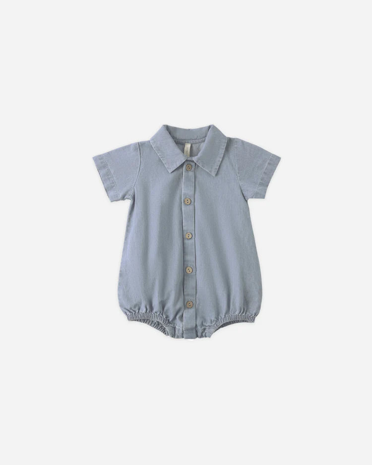 Quincy Mae Romper Matteo Light Denim