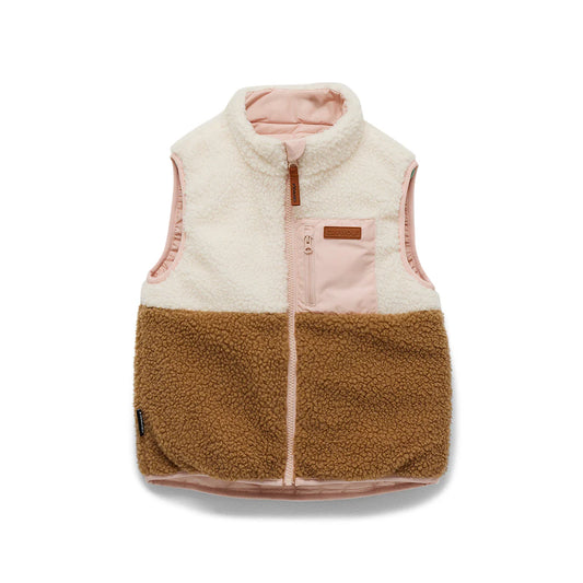 Crywolf Reversible Yeti Vest Harvest Colourblock