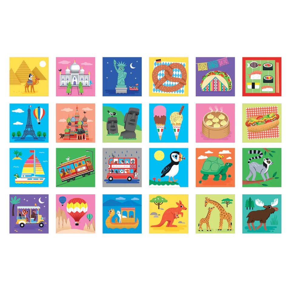 Mudpuppy Little Traveller Bingo Matching Game