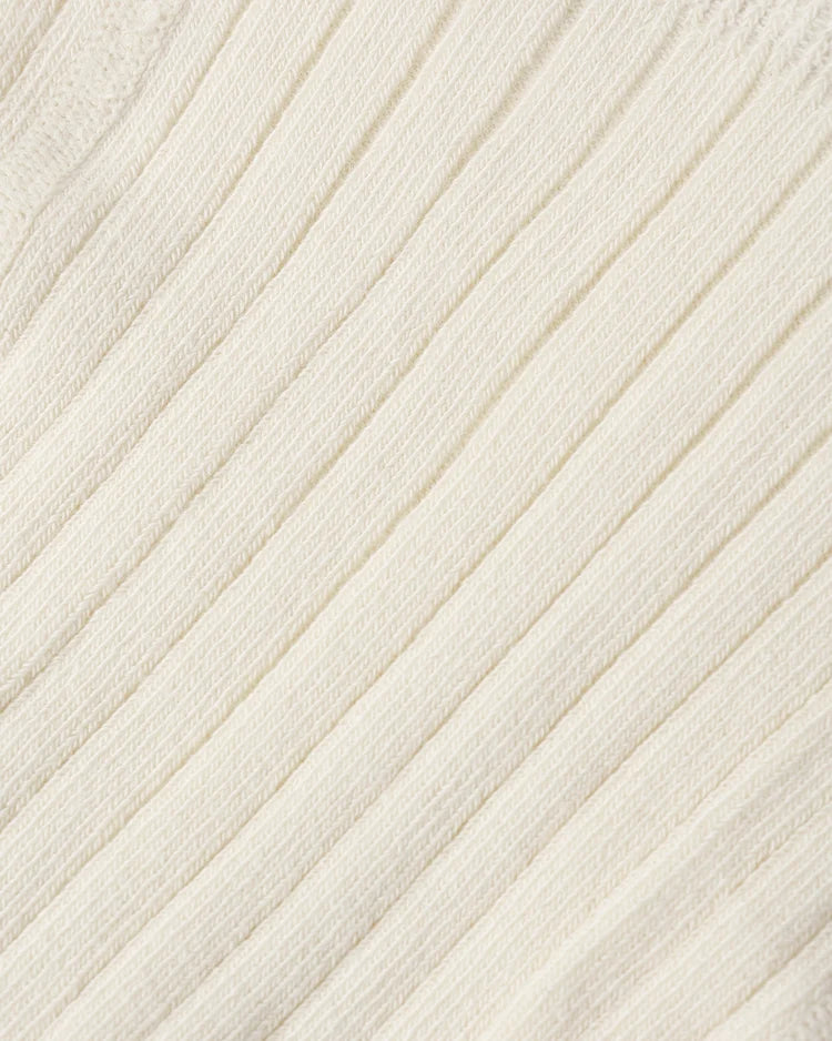 Quincy Mae Footed Tight Ivory