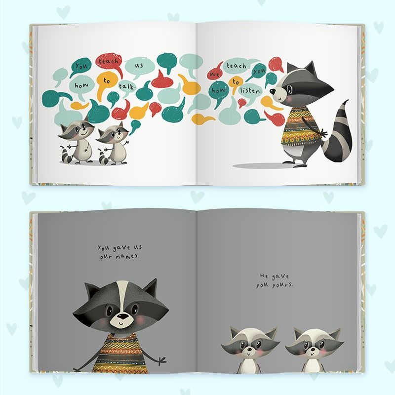 Dear Daddy love from Us Book for children to give their father.