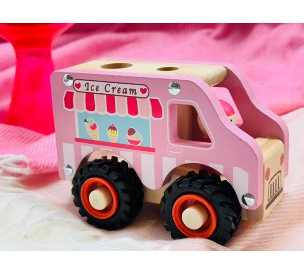 Toyslink - Wooden Ice Cream Van