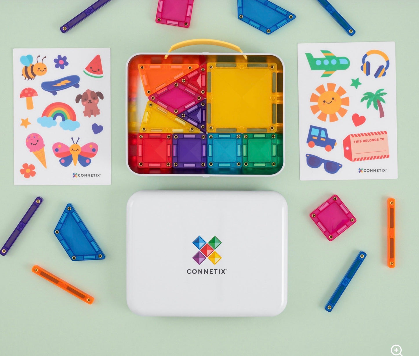 Connetix Magnetic Tiles Travel Mini Pack