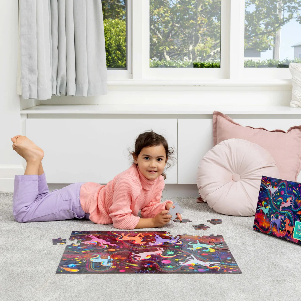 Crocodile Creek Unicorn Galaxy Puzzle 100pce