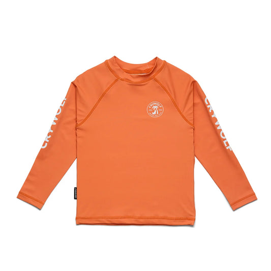 Crywolf Swimwear LONG SLEEVE RASH VEST Sunset