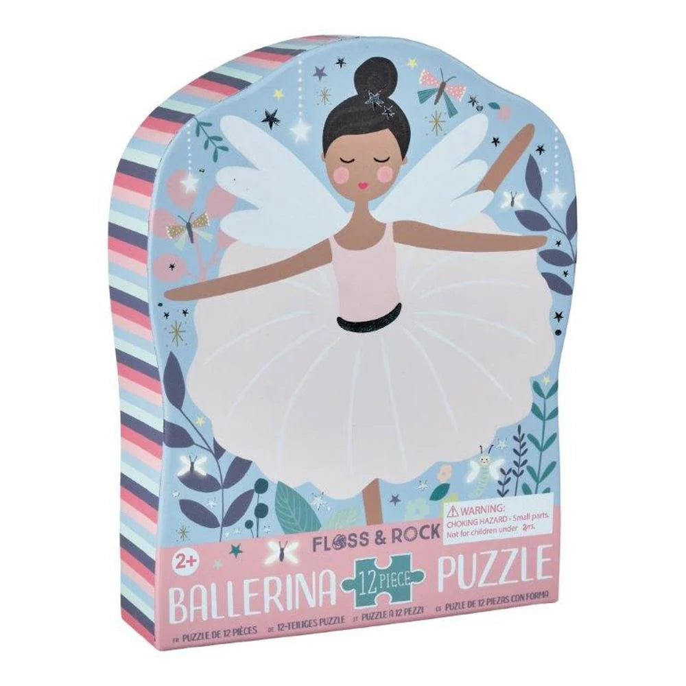 Floss & Rock 12 Pc Shaped Jigsaw Puzzle – Ballerina
