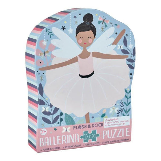 Floss & Rock 12 Pc Shaped Jigsaw Puzzle – Ballerina