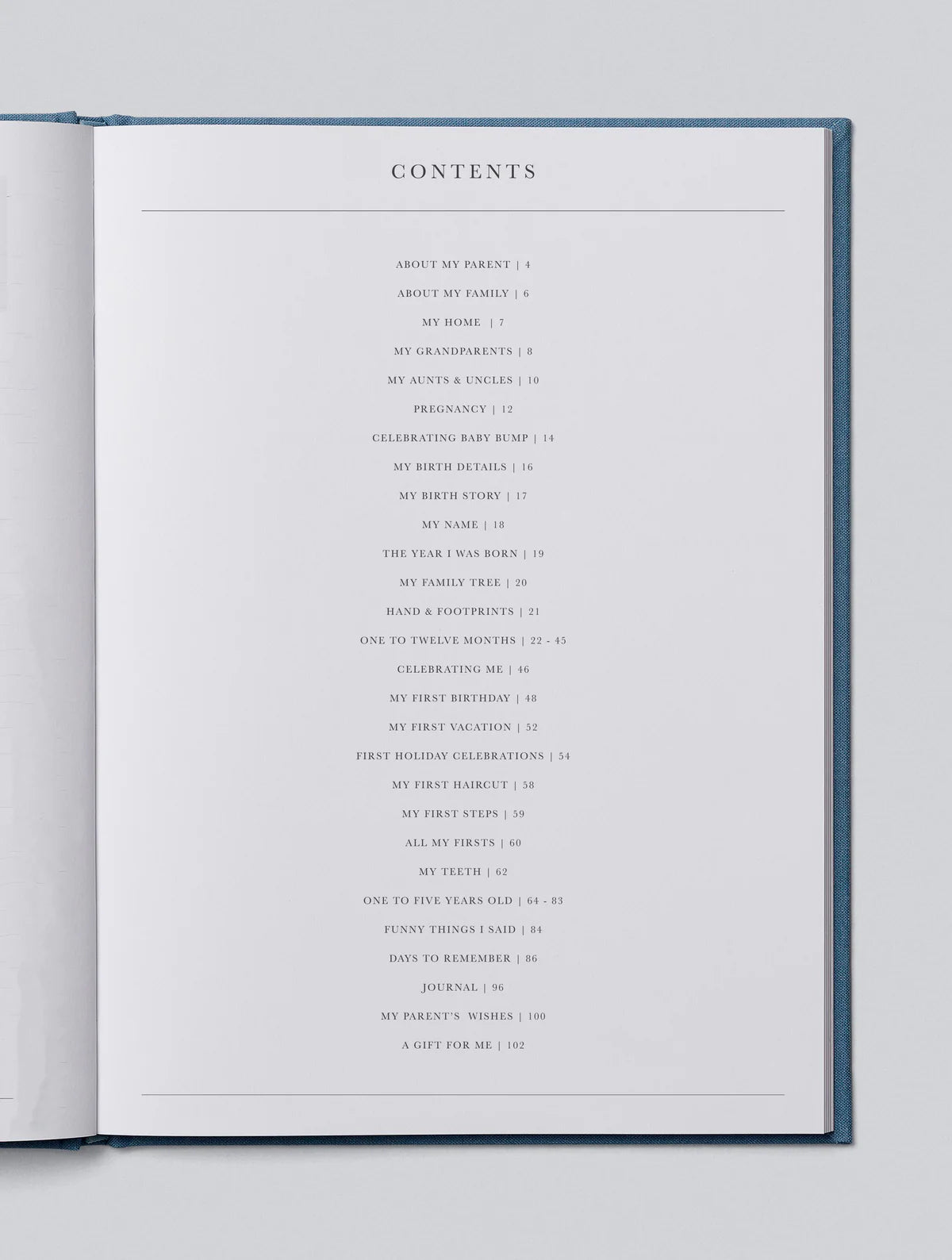 Write To Me.  Baby. The First Five Years Blue