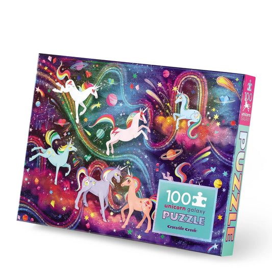 Crocodile Creek Unicorn Galaxy Puzzle 100pce
