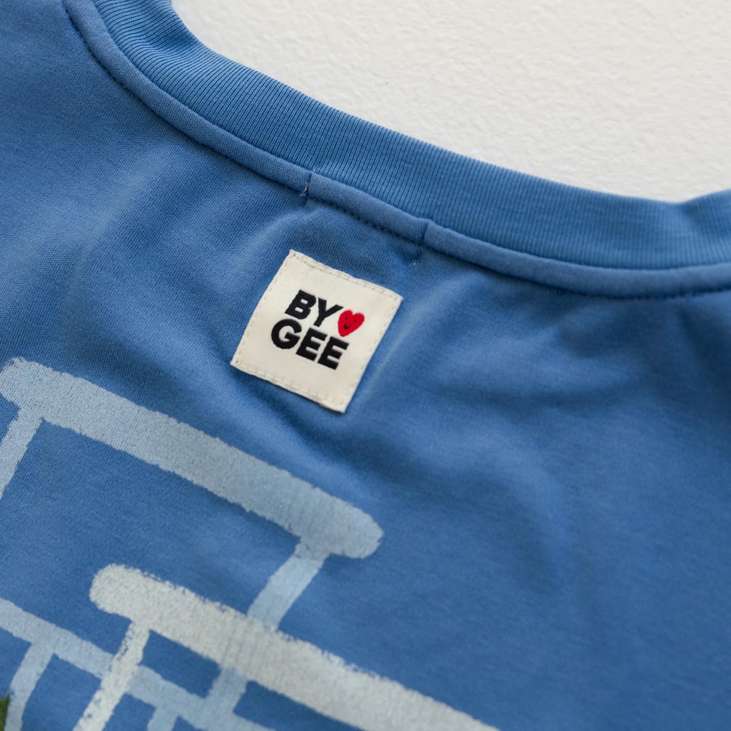 BY GEE Apple Oversized Boxy Tee - Bluebird