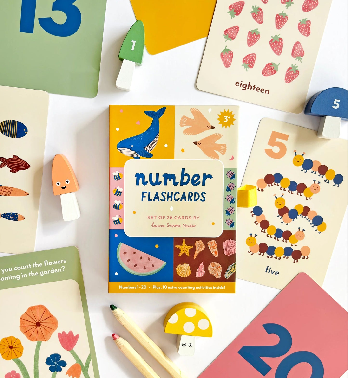 Lauren Sisson Studio - Number Flashcards