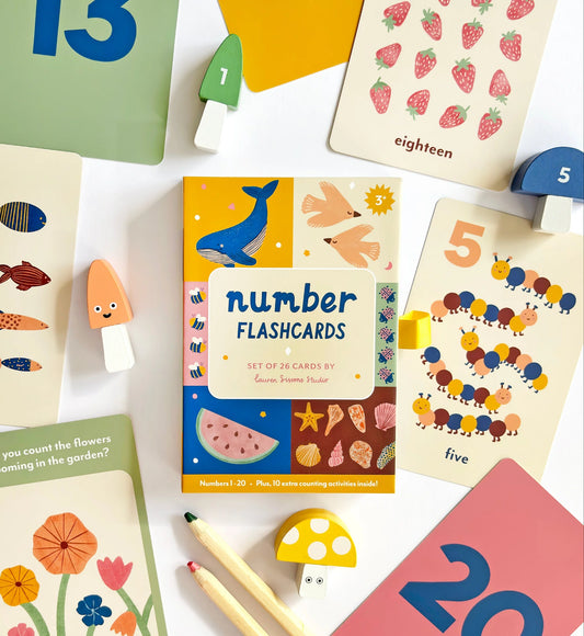 Lauren Sisson Studio - Number Flashcards