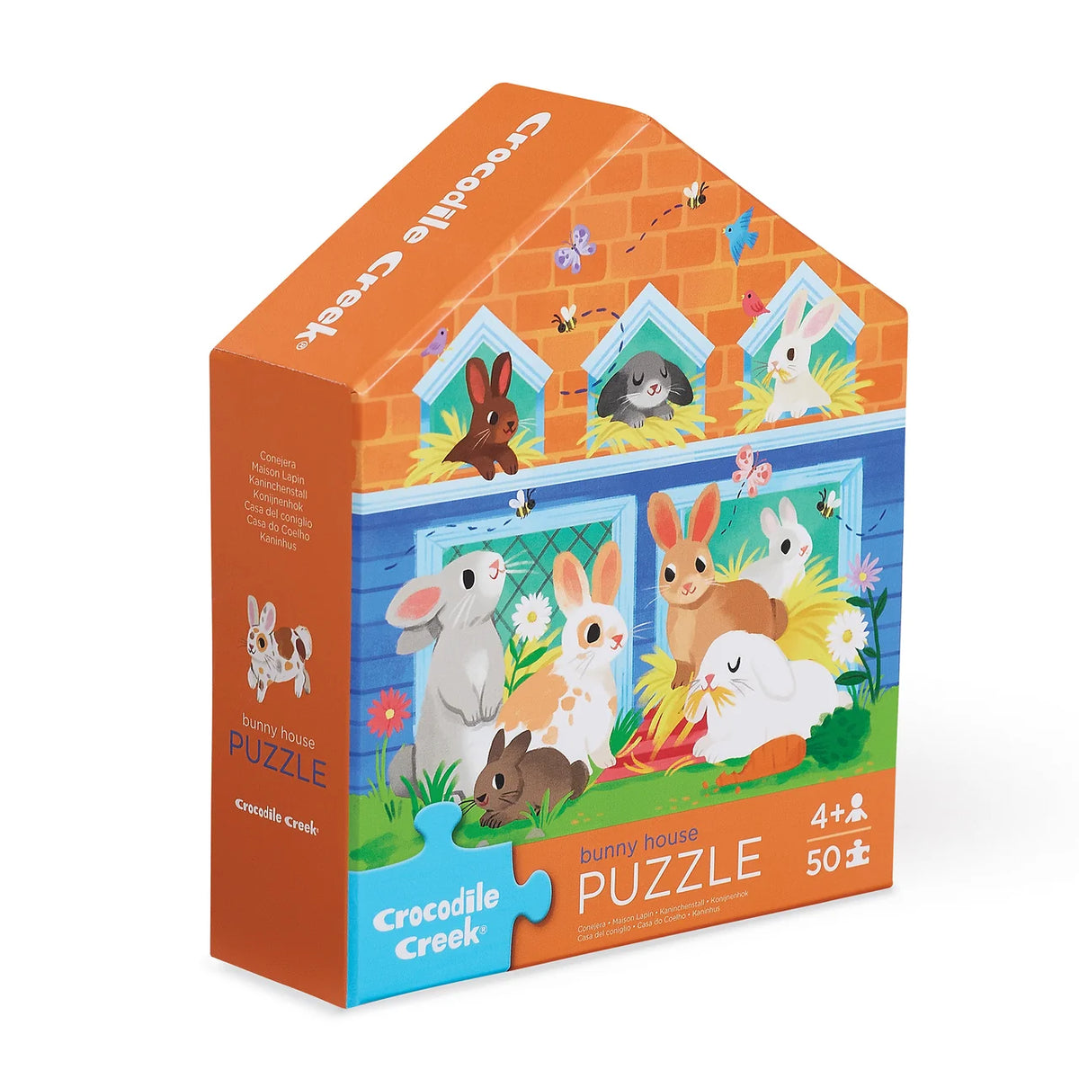 Crocodile Creek Bunny House Puzzle 50 pce