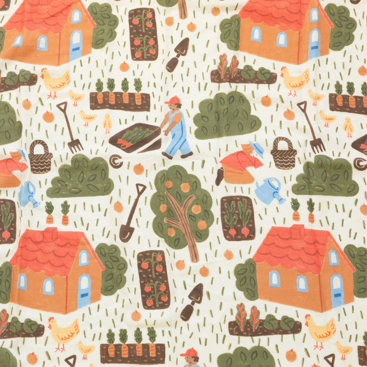 BY GEE Kitchen Garden Organic Swaddle