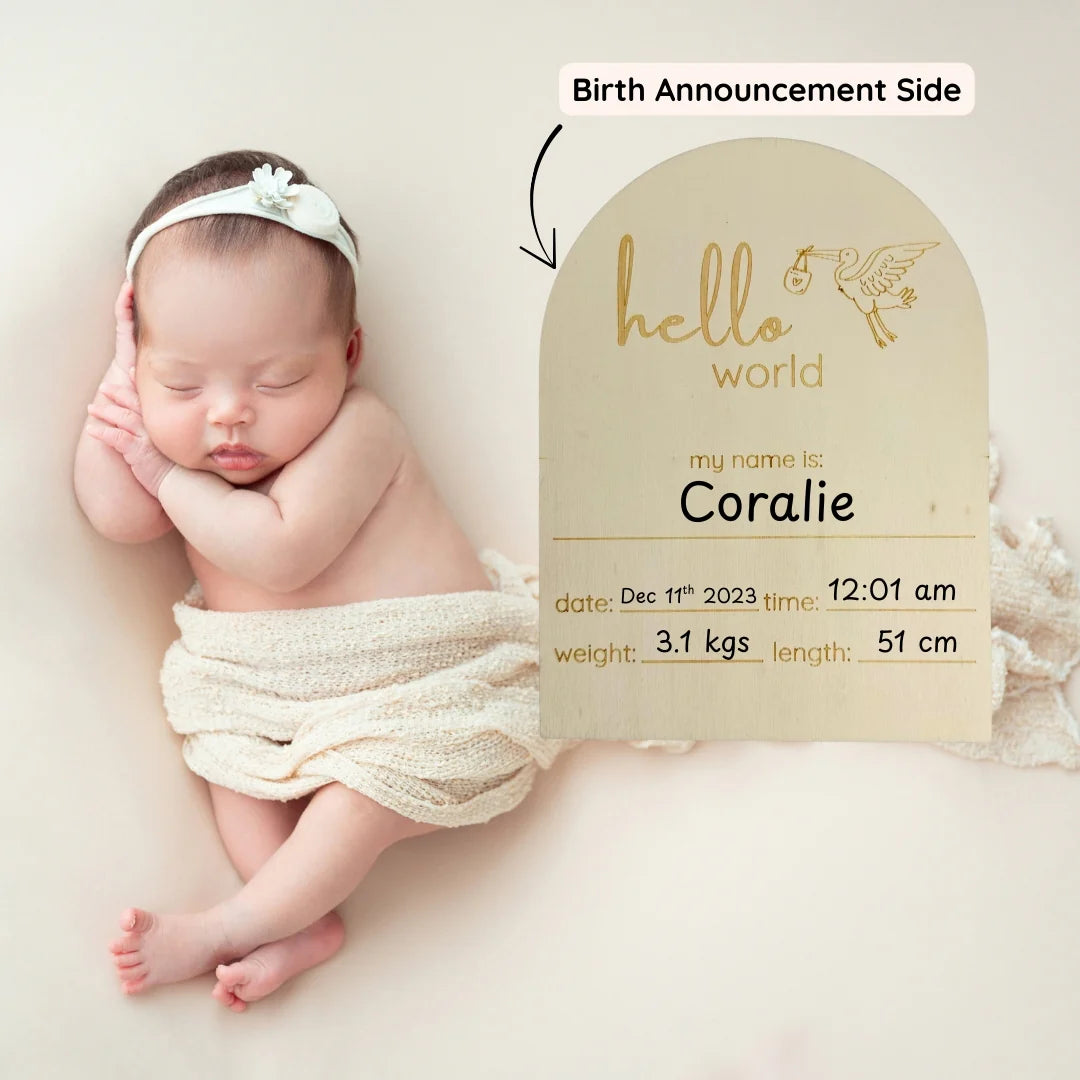 Newborn Nest - Ultrasound Photo Frame