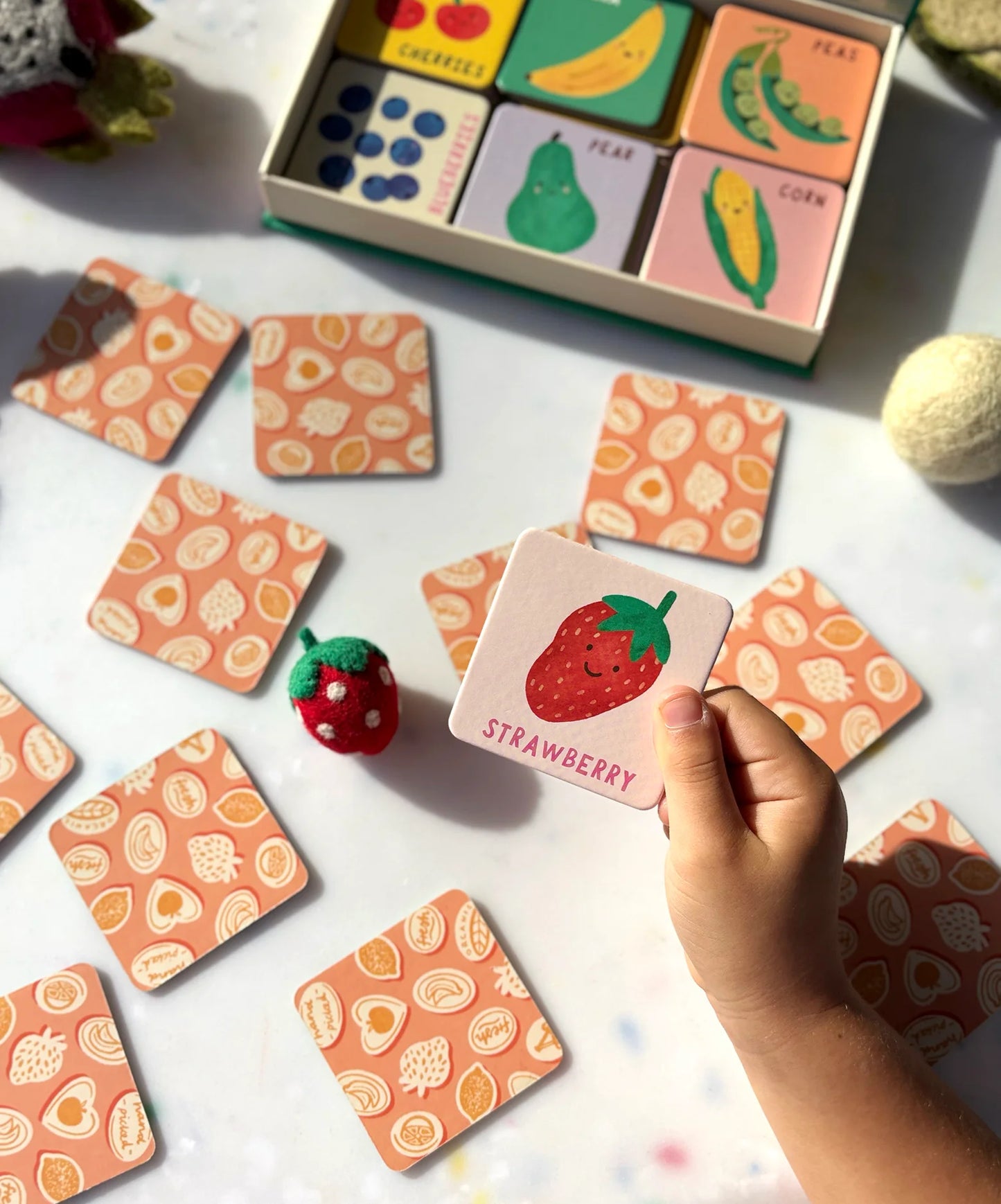 Lauren Sisson Studio - Fruit & Veg Memory and Matching Game