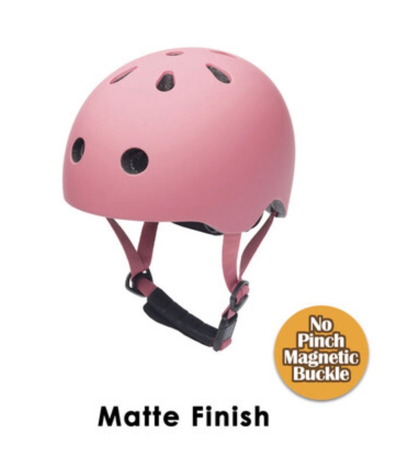 CoConuts Safety Helmet - Matte Pink Size Small/Medium Helmet Pinch-Free