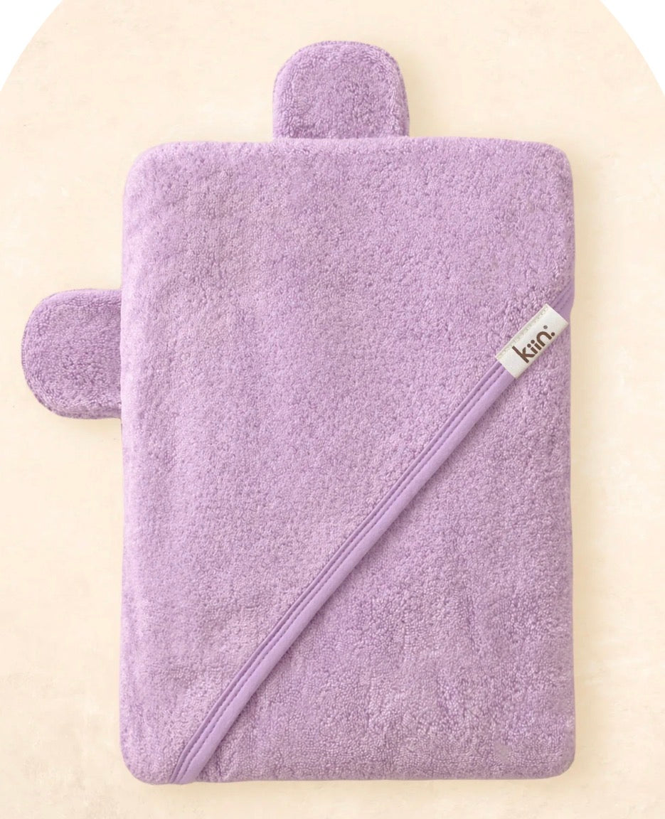 Kiin Baby Hooded Towel Lilac