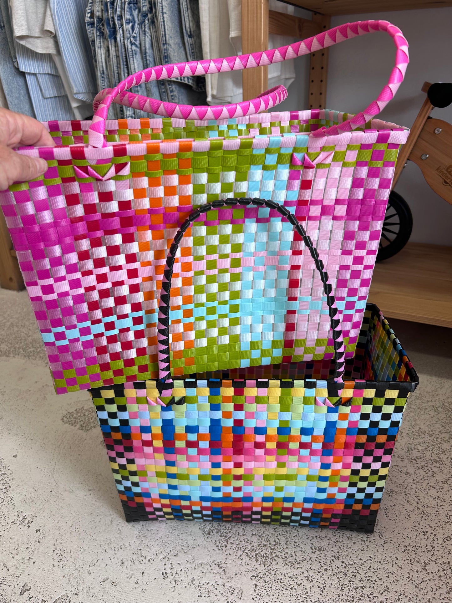 Recycled Plastic Basket - Market