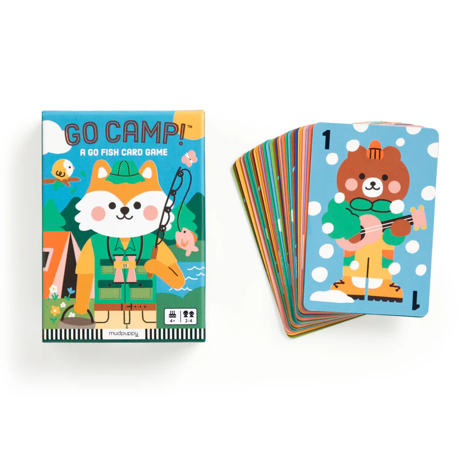 Mudpuppy Go Camp - A Go Fish Card Game